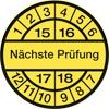 Prfplaketten Nchste Prfung,  12,5 mm